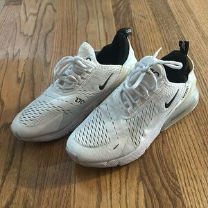 White nike air max 270